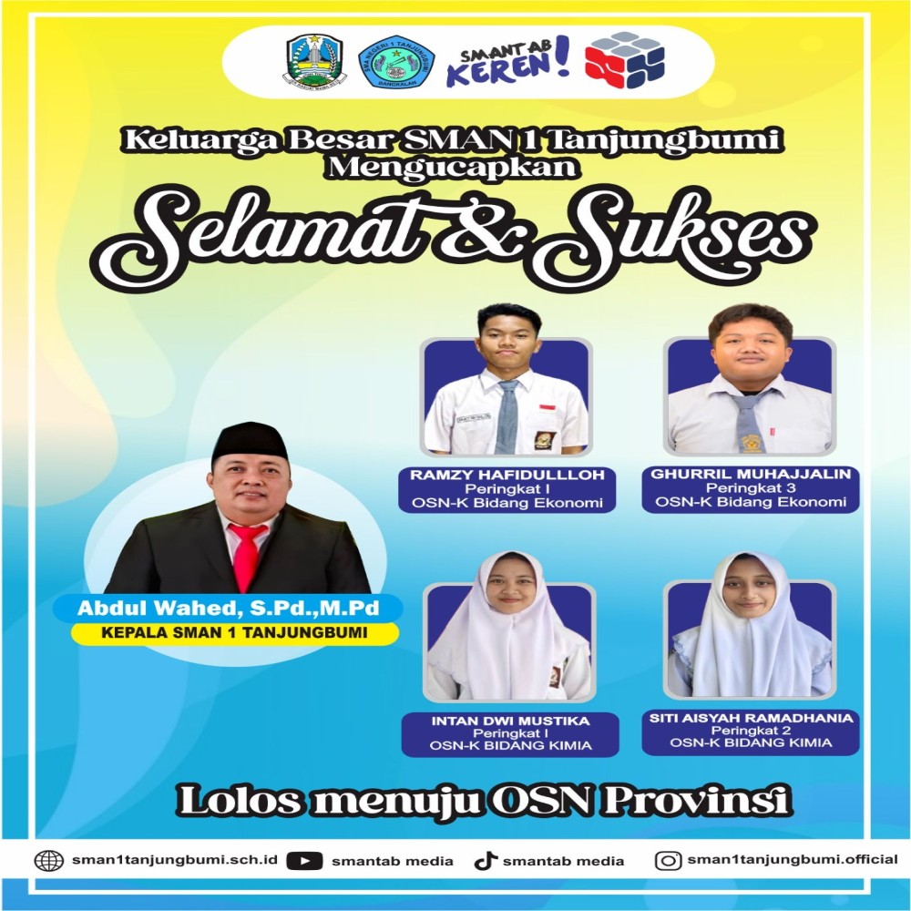 SISWA-SISWI SMANTAB BERHASIL LOLOS MENUJU OSN PROVINSI 2025